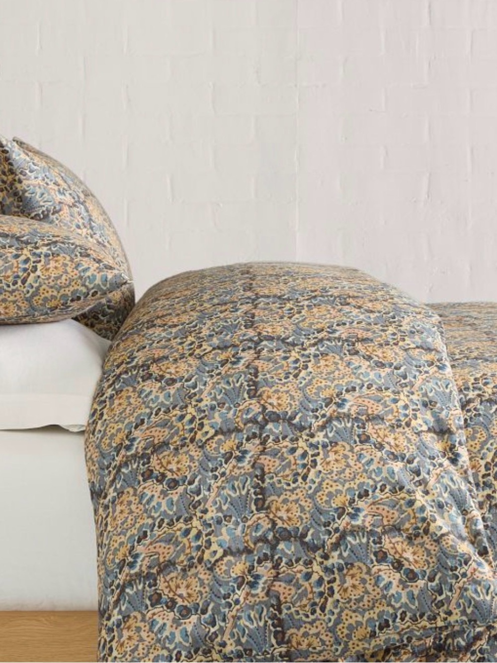 WEST ELM Posey Floral Duvet Cover FULL/QUEEN NWT